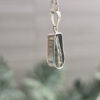 Dije de plata .925 con moldavita natural