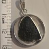 Dije en plata 9.25 con moldavita natural