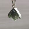 dije en plata 9.25 con moldavita natural
