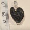 Dije en plata 9.25 con moldavita natural