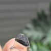 Anillo en plata 9.25 con moldavita natural