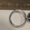 anillo en plata 925 con moldavita natural