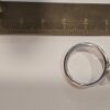 anillo en plata 925 con moldavita natural
