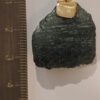 Dije de oro de 14 quilates con moldavita natura