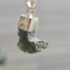 Dije en plata 925 con moldavita natural