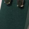 Aretes en plata 9.25 con moldavita natural