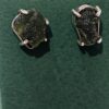 Aretes en plata 9.25 con moldavita natural