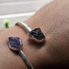 Pulsera en plata 9.25 con tanzanita + tanzanita