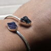 Pulsera en plata 9.25 con tanzanita + tanzanita
